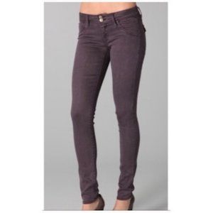 Hudson Jeans Collin Skinny Jean in Plum Sz 27